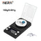 yieryi 100g/50g/20g/10g Electronic Scales 0.001 LCD Digital Scale Jewelry Medicinal Herbs Portable Lab Weight Milligram Scale