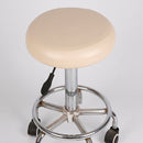 New Elastic PU Leather Round Stool Chair Cover Waterproof Pump Chair Protector Bar Beauty Salon Small Round Seat Cushion Sleeve