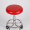 New Elastic PU Leather Round Stool Chair Cover Waterproof Pump Chair Protector Bar Beauty Salon Small Round Seat Cushion Sleeve