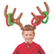 Christmas Game Inflatable Reindeer Antler Hat Ring Toss Christmas Gift for Kids Navidad Natal New Year Gift Game Xmas Decor Noel