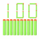 100pcs For Nerf Bullets EVA Soft Hollow Hole Head 7.2cm Refill Bullet Darts for Nerf Toy Gun Accessories for Nerf Blasters