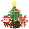 Kids DIY Felt Christmas Tree with Ornaments Children New Year Gifts for Christmas 2019 Door Wall Hanging Decoration