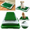Indoor Dog Pet Potty Pad DogCat Litter Box Training Portable Toilet Large Loo Tray Grass Mat 3 Layer Pet Toilet for Dogs Cats