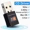 Wireless USB Wifi Adapter AC 600Mbps Wi-fi Adapter 2.4G 5G Network Card Antenna Wi fi Receiver Lan USB Ethernet PC Wifi Dongle