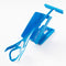 1pc bleu chaussette curseur aide facile sur off chaussette aide Kit corne de chaussure sans douleur pas de pliage corne de chaussure pour la grossesse pansement aides outils