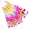 FLD 20Pcs Professional Eyelash Makeup Brushes Set Eye Shadow Brush Eyebrow Brush Foundation Mascara Brushes Cosmetic Tools Kits