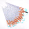 FLD 20Pcs Professional Eyelash Makeup Brushes Set Eye Shadow Brush Eyebrow Brush Foundation Mascara Brushes Cosmetic Tools Kits