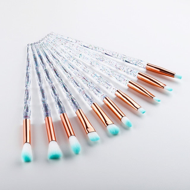 FLD 20Pcs Professional Eyelash Makeup Brushes Set Eye Shadow Brush Eyebrow Brush Foundation Mascara Brushes Cosmetic Tools Kits