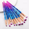 FLD 20Pcs Professional Eyelash Makeup Brushes Set Eye Shadow Brush Eyebrow Brush Foundation Mascara Brushes Cosmetic Tools Kits