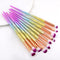 FLD 20Pcs Professional Eyelash Makeup Brushes Set Eye Shadow Brush Eyebrow Brush Foundation Mascara Brushes Cosmetic Tools Kits