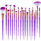 20Pcs Diamond Makeup Brushes Set Beauty Make Up Brush Tool Cosmetic Powder Foundation Blending Eye Shadow Eyebrow Eyelash Brush