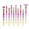 20Pcs Diamond Makeup Brushes Set Beauty Make Up Brush Tool Cosmetic Powder Foundation Blending Eye Shadow Eyebrow Eyelash Brush