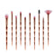 20Pcs Diamond Makeup Brushes Set Beauty Make Up Brush Tool Cosmetic Powder Foundation Blending Eye Shadow Eyebrow Eyelash Brush