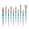 20Pcs Diamond Makeup Brushes Set Beauty Make Up Brush Tool Cosmetic Powder Foundation Blending Eye Shadow Eyebrow Eyelash Brush