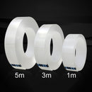1/3/5/10M 1MM Nano Magic Tape Double Sided Tape Transparent No Trace Acrylic Waterproof Adhesive Tape Cleanable Free Shipping