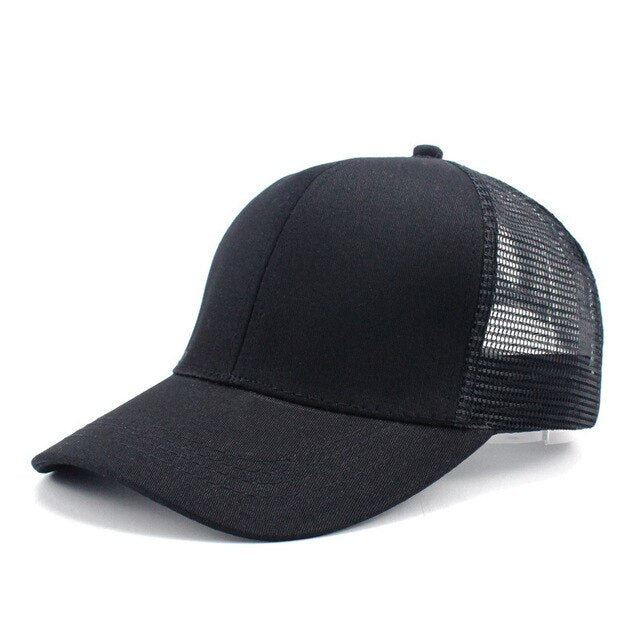 Ponytail Baseball Cap Women Messy Bun Baseball Hat Snapback Camouflage Mesh Cap Spring and Summer Camo Outdoor Hat30