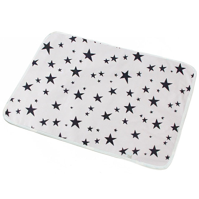 Dog Pad Three-layer Waterproof PVC Diapers Blanket Cute Pattern Water Absorption Pet Cat Urine Mat Reusable Pee Mattress Cushion