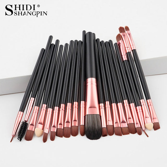 New Makeup Brushes Set Eye Shadow Foundation Powder Eyeliner Eyelash Lip Make Up Brush Cosmetic Beauty Makeup brush Tool Kit Hot