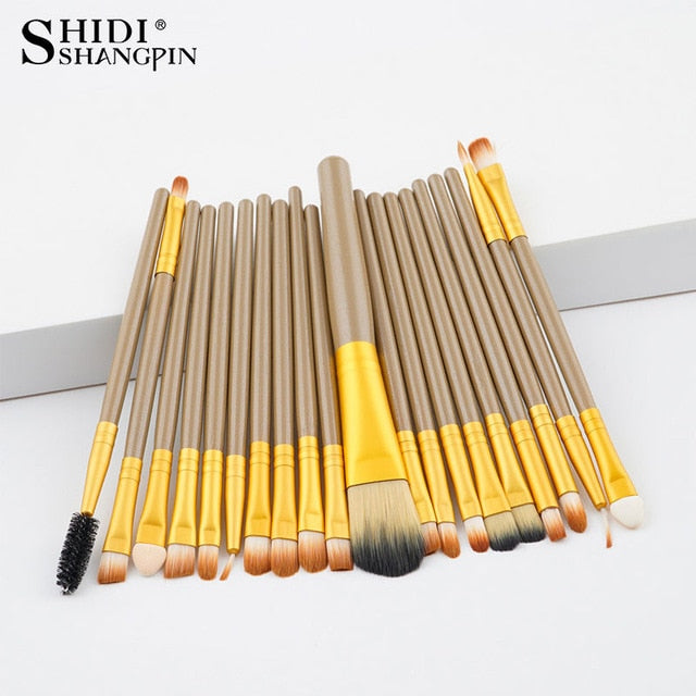 New Makeup Brushes Set Eye Shadow Foundation Powder Eyeliner Eyelash Lip Make Up Brush Cosmetic Beauty Makeup brush Tool Kit Hot