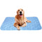 2019 New Summer Dog Mat Ice Pad 100*70CM Large Size Ice Silk Cool Pet Beds Sofa Cushion Fit All Pet Puppy Cat Summer Cooling Mat